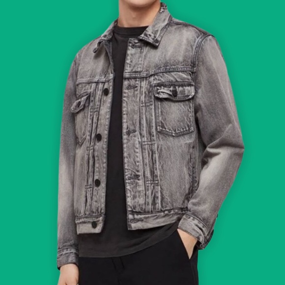 All Saints Other - Allsaints Bohmer grey denim Jacket - Medium